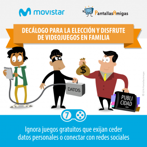 Decálogo para la elección y disfrute de videojuegos en familia - PantallasAmigas - Movistar -07