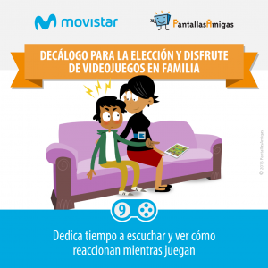 Decálogo para la elección y disfrute de videojuegos en familia - PantallasAmigas - Movistar -09